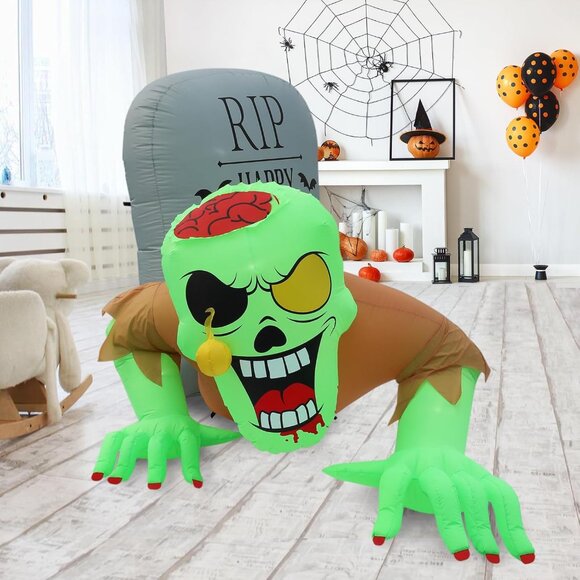⚡BLOOMWIN Halloween Inflatable Outdoor Decoration Inflatable with Built in LED - Picture 3 of 6